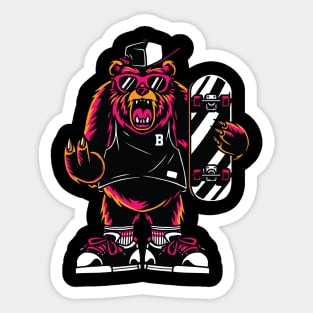 Cool Bear Sticker